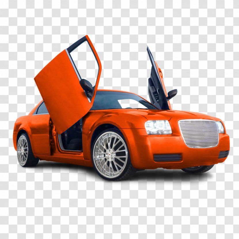 Sports Car Bumper Motor Vehicle Automotive Design - Orange Transparent PNG
