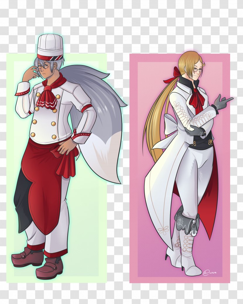 Bravely Second: End Layer Love Pastry Chef Infatuation Costume - Watercolor - Patissier Transparent PNG
