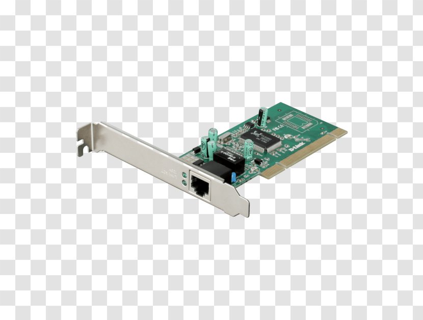 Network Cards & Adapters Conventional PCI Gigabit Ethernet D-Link Express - Electronics Accessory - USB Transparent PNG