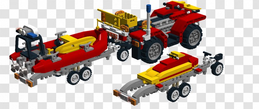 Motor Vehicle LEGO Tractor Product Design - Lifeguard Rescue Transparent PNG