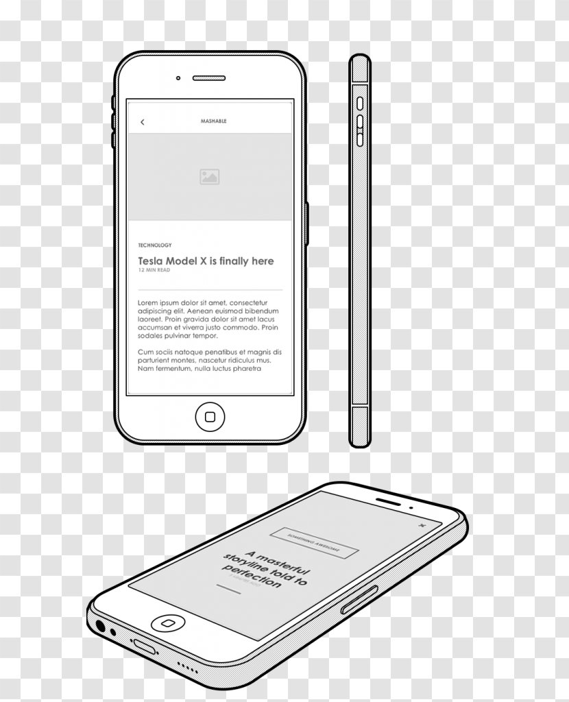 Comparison Of E-readers Paper Organization Brand - Area - Mobile Interface Transparent PNG