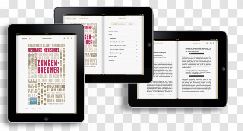 Comparison Of E-readers Brand - Multimedia - E-book Transparent PNG