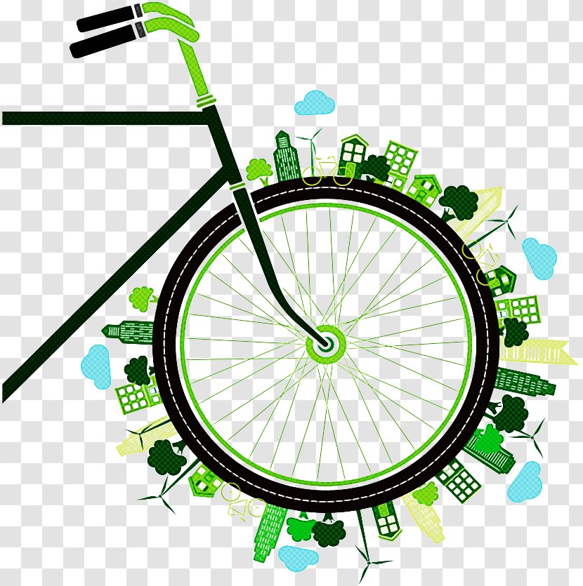 Bike Cartoon - Terrafugia Tfx - Plant Bicycle Fork Transparent PNG