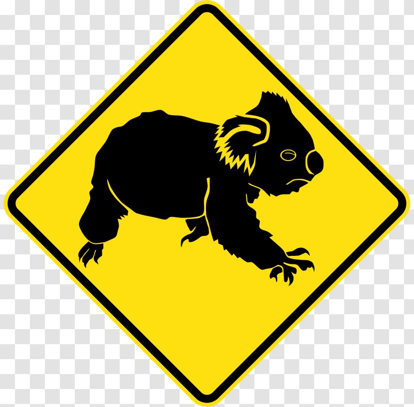 Koala Queensland Road Signs In Australia Warning Sign Traffic Transparent PNG