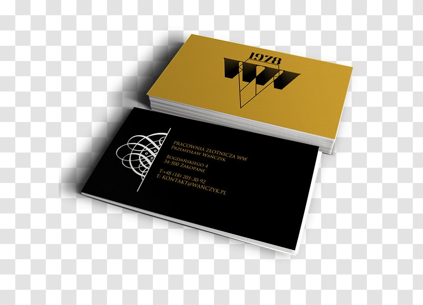 Business Cards Brand - Yellow - Design Transparent PNG