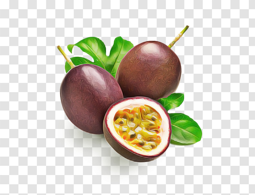 Food Fruit European Plum Natural Foods Passion Fruit Transparent PNG