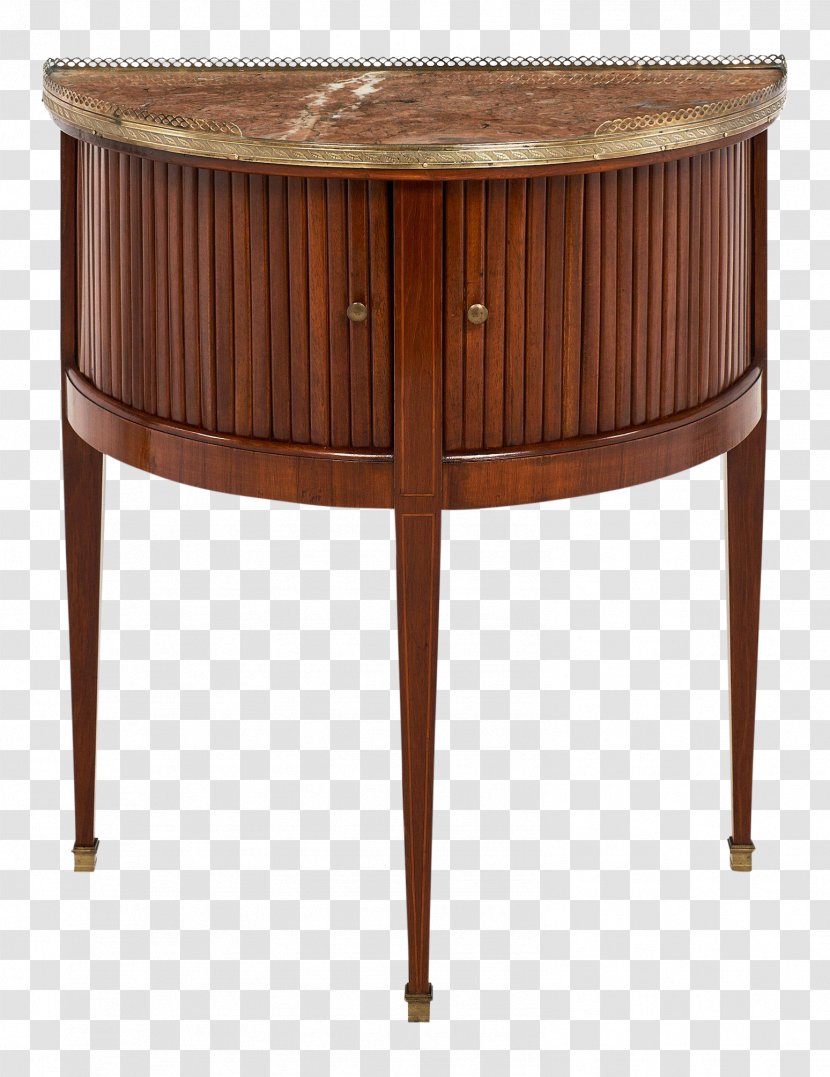 Bedside Tables Louis XVI Style Coffee Furniture - Silhouette - Mahogany Chair Transparent PNG