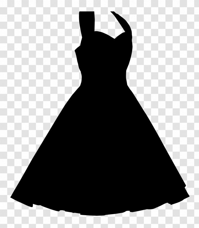 Gown Dress Shoulder Sleeve Black - Style Transparent PNG