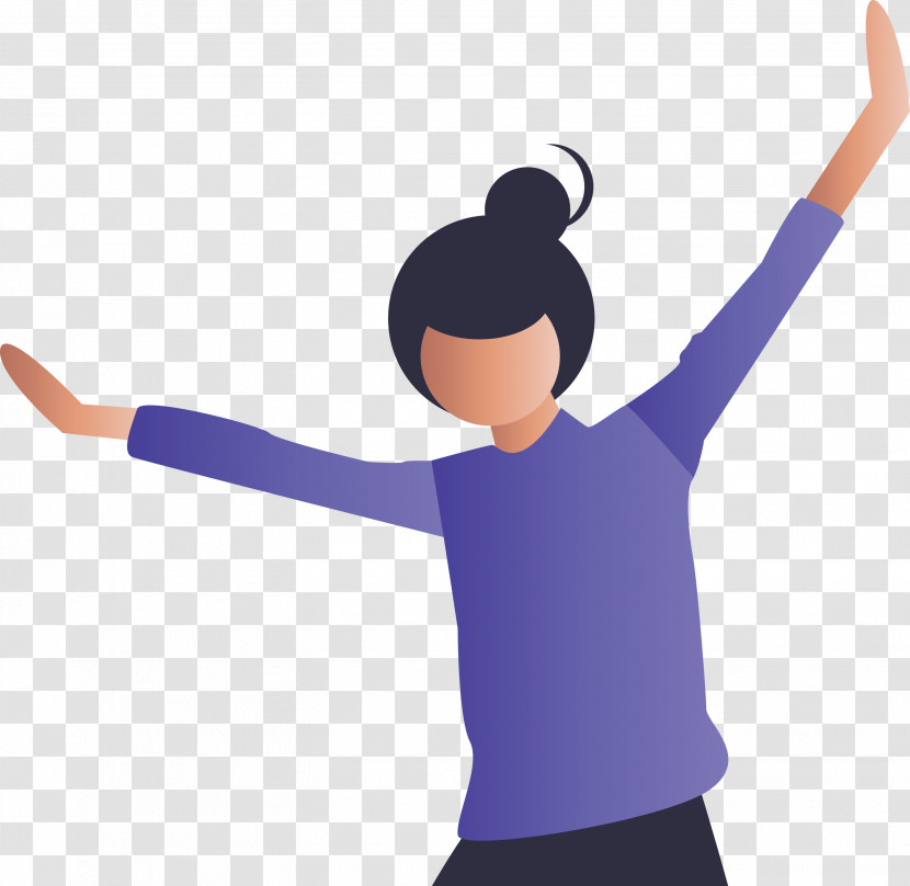 Arm Standing Gesture Elbow Thumb Transparent PNG