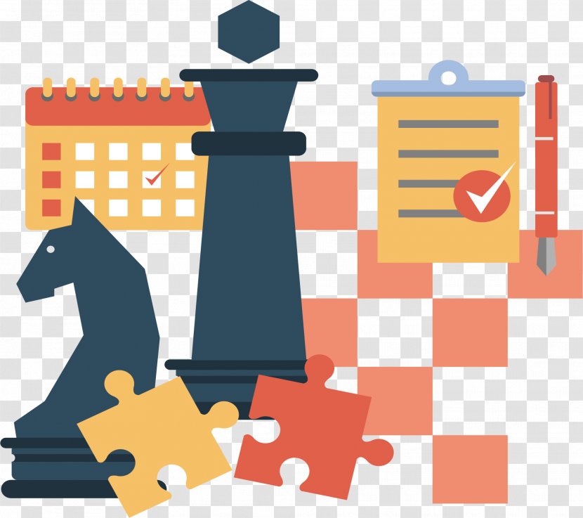 Game Service Advertising - Flat Design - International Chess Transparent PNG