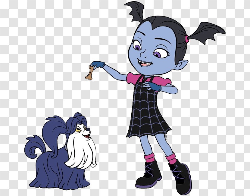 Clip Art Illustration Cartoon Female Vampire Outfit Vampirina Scare B&B Playset Transparent PNG