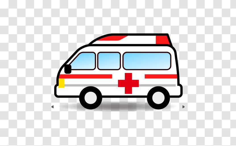 Car Ambulance Emoji Emoticon Emergency Vehicle Transparent PNG