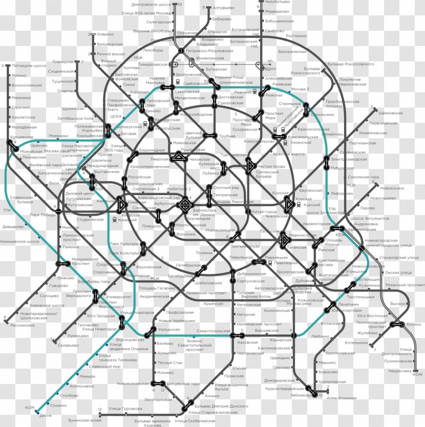 Rapid Transit Moscow Metro Architecture Art Drawing - Line - Zaton Transparent PNG