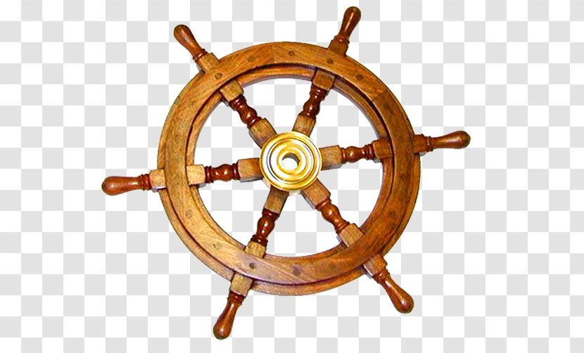 Ship's Wheel Wood Boat - Spoke - Ship Transparent PNG