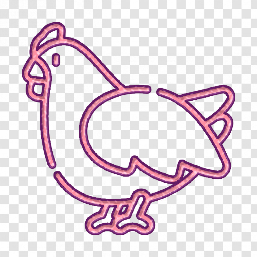 Farm Icon Chicken Icon Transparent PNG