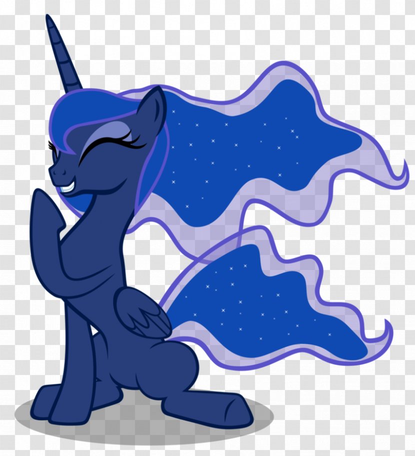Princess Luna Pony Celestia Rarity - Cobalt Blue - Casual Wear Transparent PNG