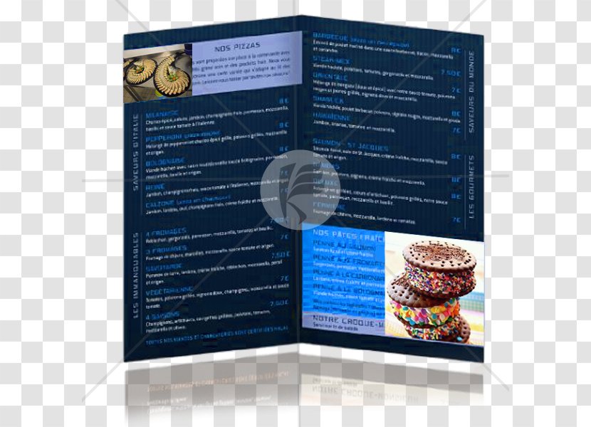 Gelato Ice Cream Italian Cuisine Brochure - Cafe Carte Menu Transparent PNG