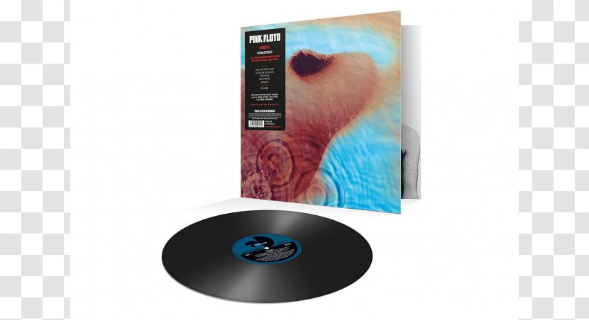 Meddle Pink Floyd LP Record Phonograph Album - Flower Transparent PNG
