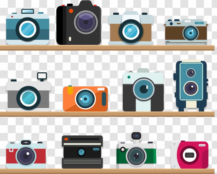 Camera Drawing Photography Clip Art - Instant - More Vector Transparent PNG