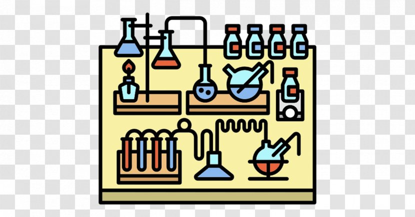 Laboratory - Yellow - Cartoon Transparent PNG