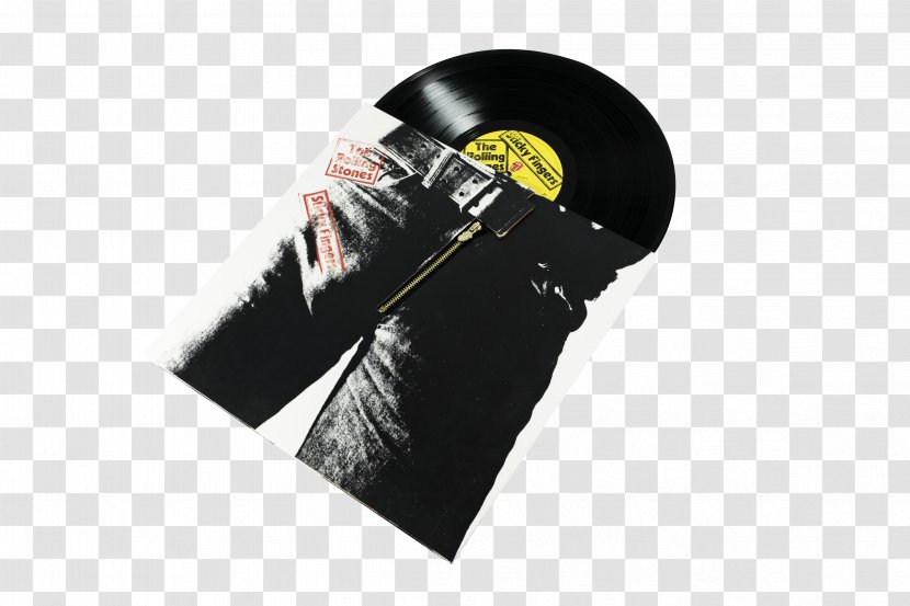 Sticky Fingers Phonograph Record Brand The Rolling Stones - Design Transparent PNG