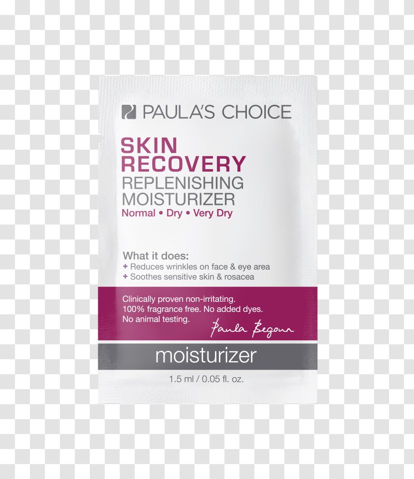 Lotion Paula's Choice Skin Recovery Replenishing Moisturizer Cream - Smart Transparent PNG