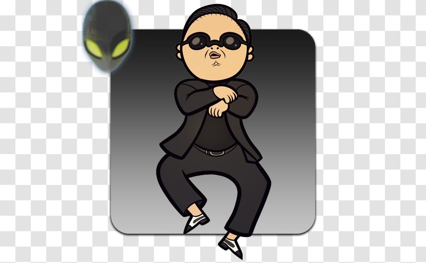 Gangnam District Style YouTube Cartoon Animation - Silhouette - Youtube Transparent PNG