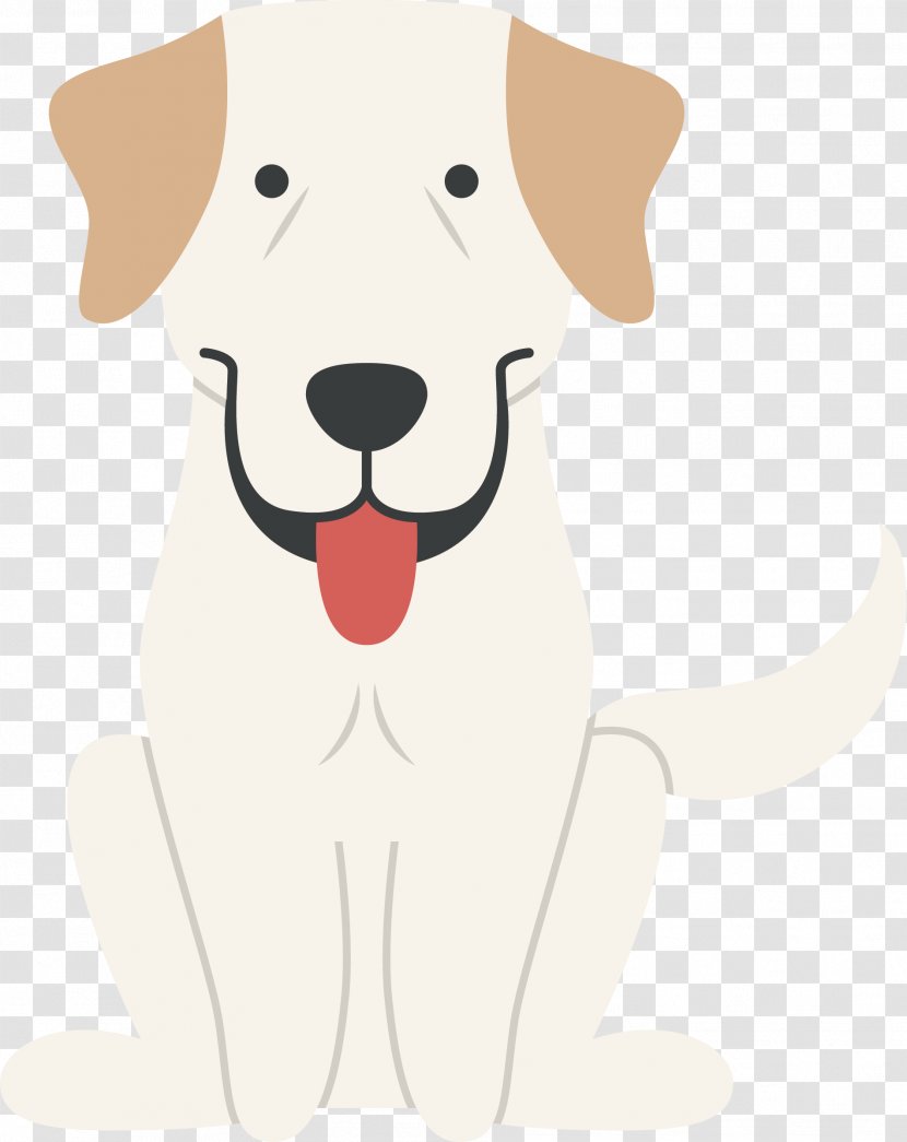 Labrador Retriever Puppy Dog Breed Companion - Vector Cute Hand Painted Transparent PNG