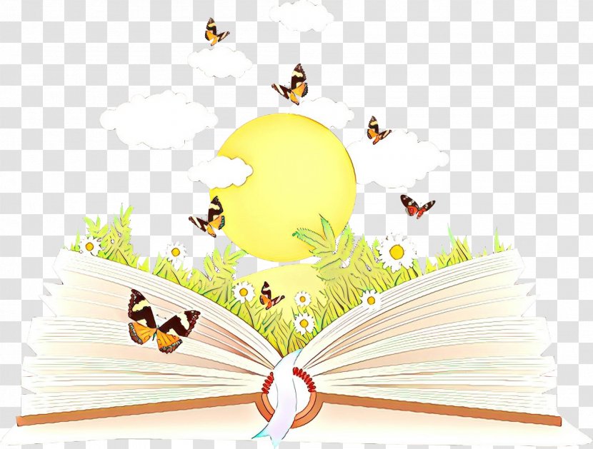 School Background Design - Insect Pollinator Transparent PNG
