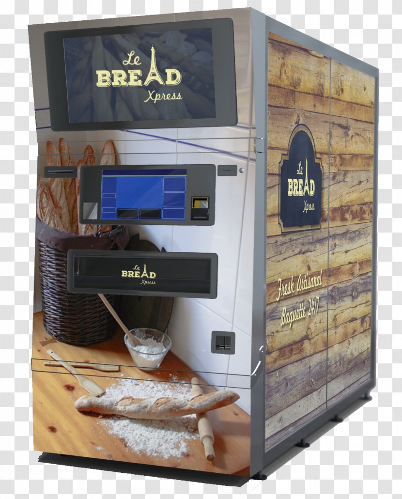 Baguette Bakery Vending Machines Bread - Kitchen Appliance - Machine Transparent PNG