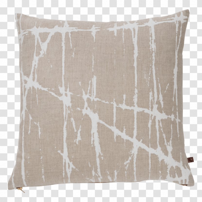 Throw Pillows Cushion Linen White - Brown - Pillow Transparent PNG