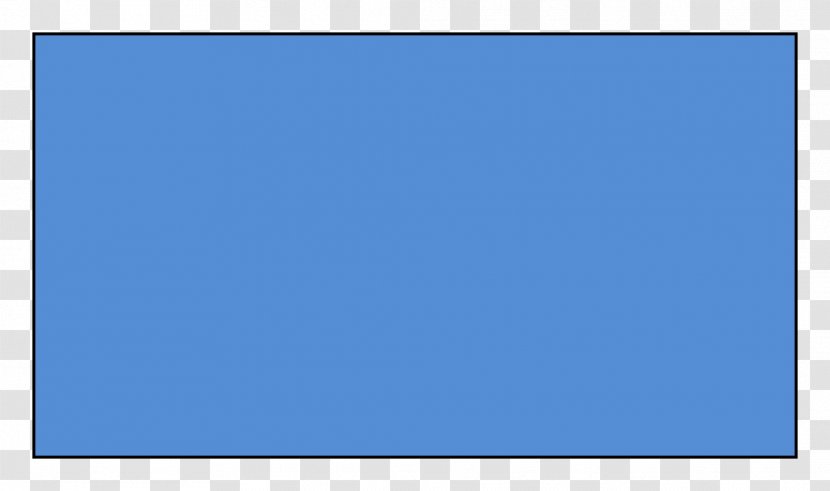 Rectangle Shape Clip Art - Electric Blue Transparent PNG