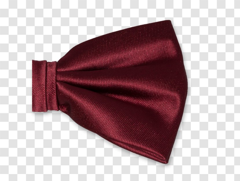 Bow Tie Red Maroon Satin Necktie - Tuxedo Transparent PNG