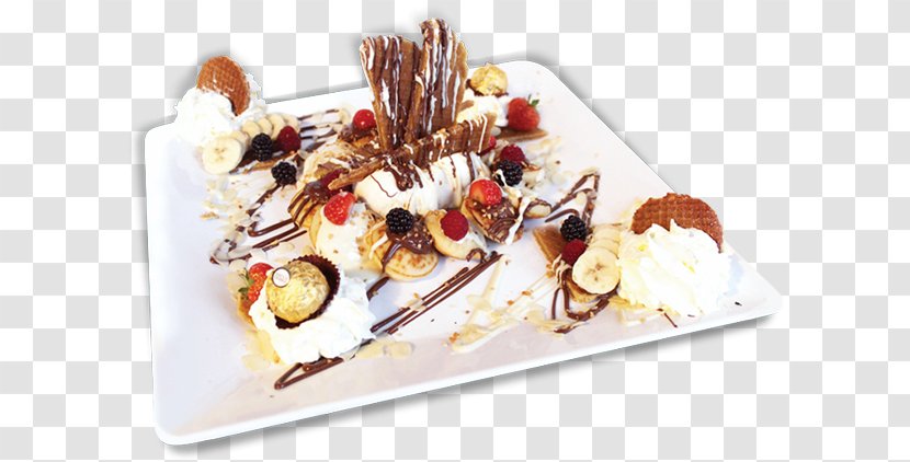 Dessert Dame Blanche Poffertjes Petit Four Crêpe - Nutella Crepe Transparent PNG