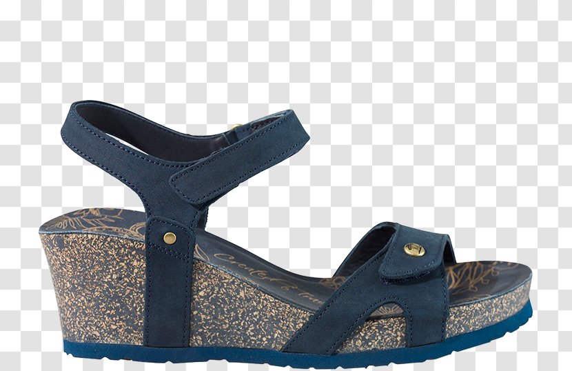 Sandal Panama Jack Leather Nubuck Shoe Size - Navy Blue Transparent PNG