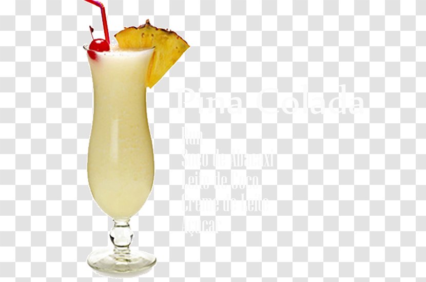 Piña Colada Cocktail Juice Rum Coconut Milk Transparent PNG