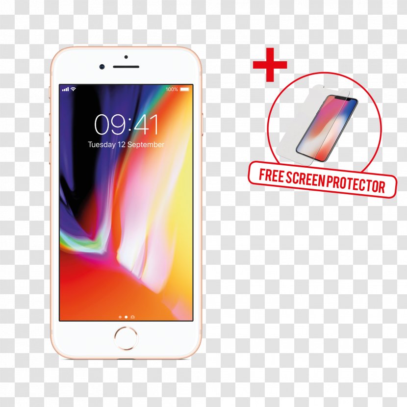 Apple IPhone 8 Plus 7 X Smartphone - Iphone Transparent PNG