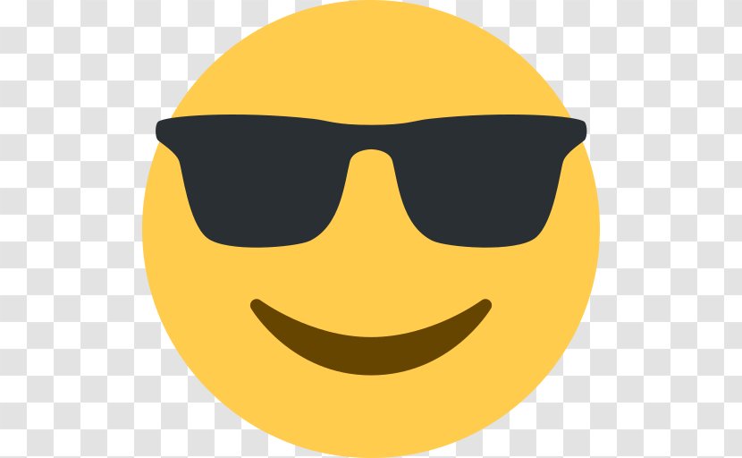 Emoji Smiley Emoticon - Smirk - Sunglasses Transparent PNG