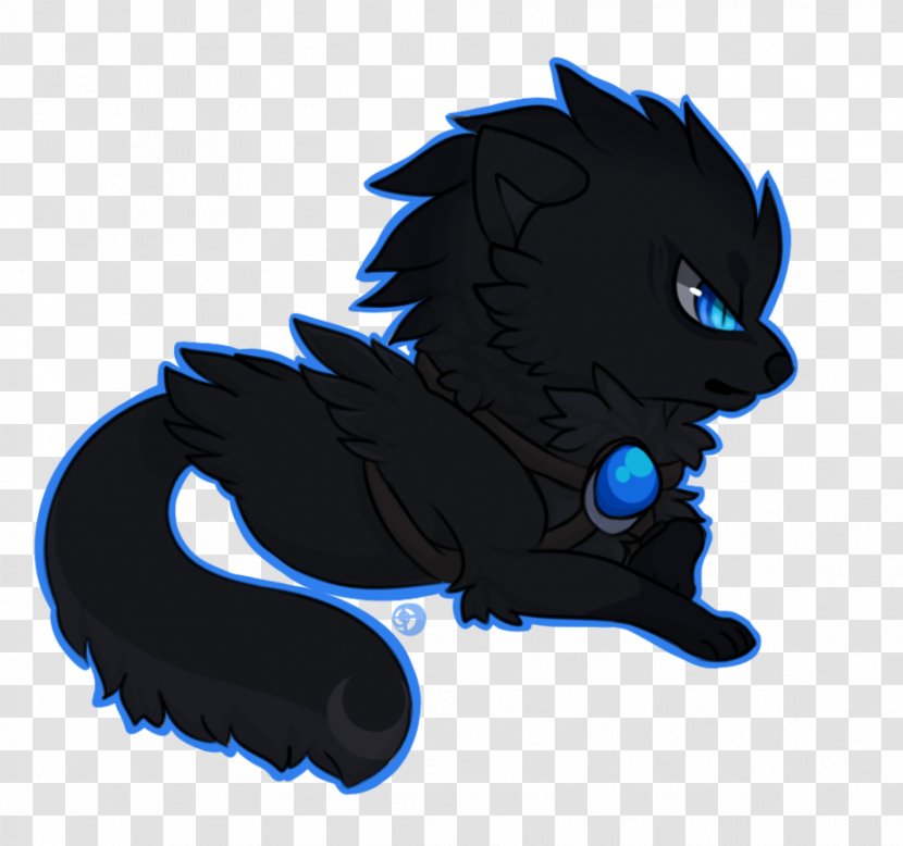 Kitten Whiskers Black Cat Horse - Vertebrate Transparent PNG