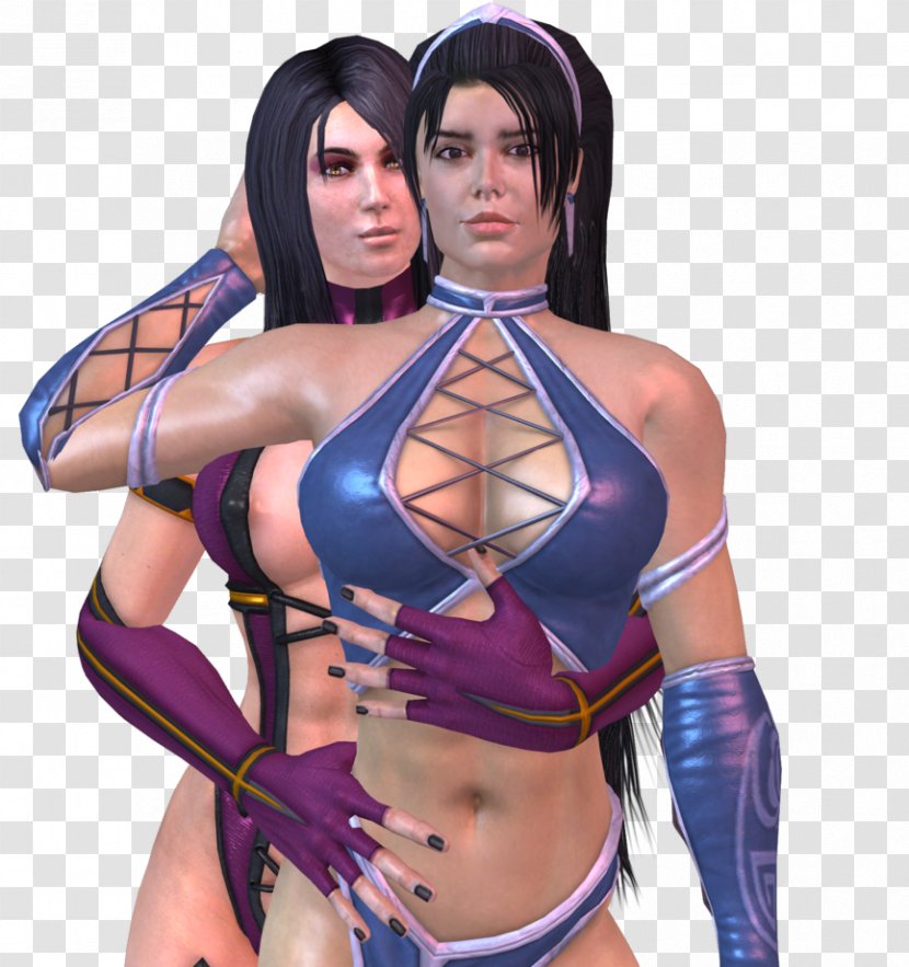 Kitana Liu Kang Mortal Kombat II X - Frame - Heart Transparent PNG