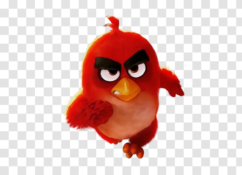 Angry Birds - Wet Ink - Plush Bird Transparent PNG