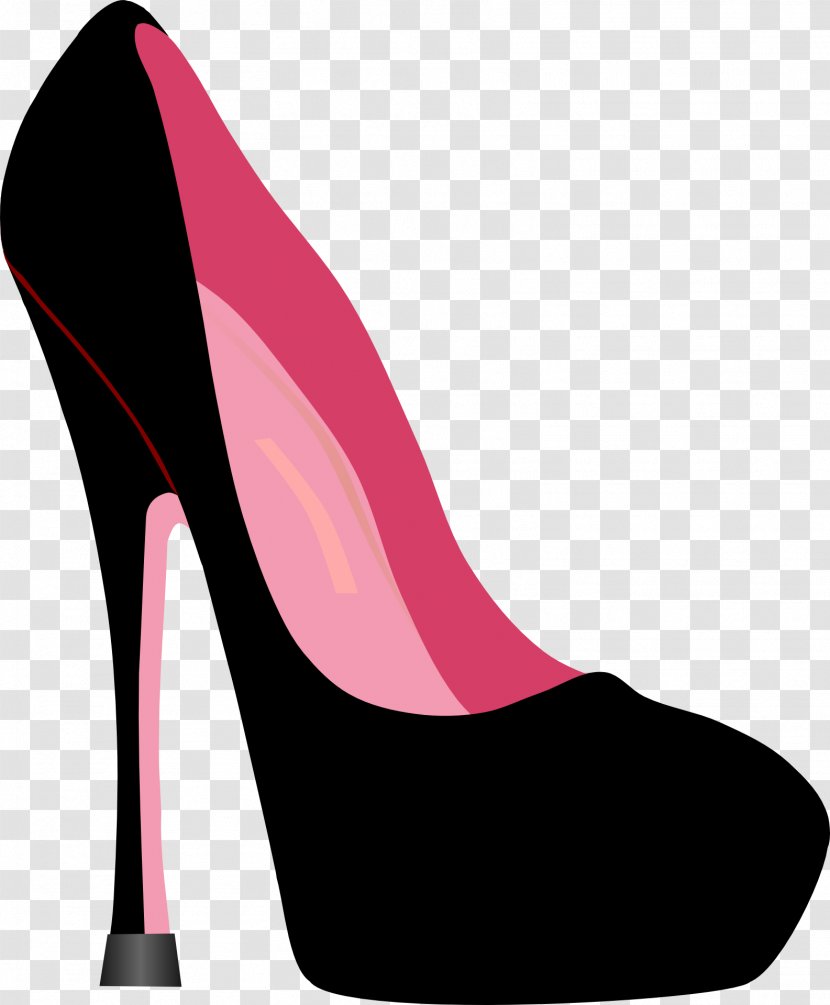 High-heeled Shoe Court Stiletto Heel Clip Art - Heart - Women Shoes Transparent PNG