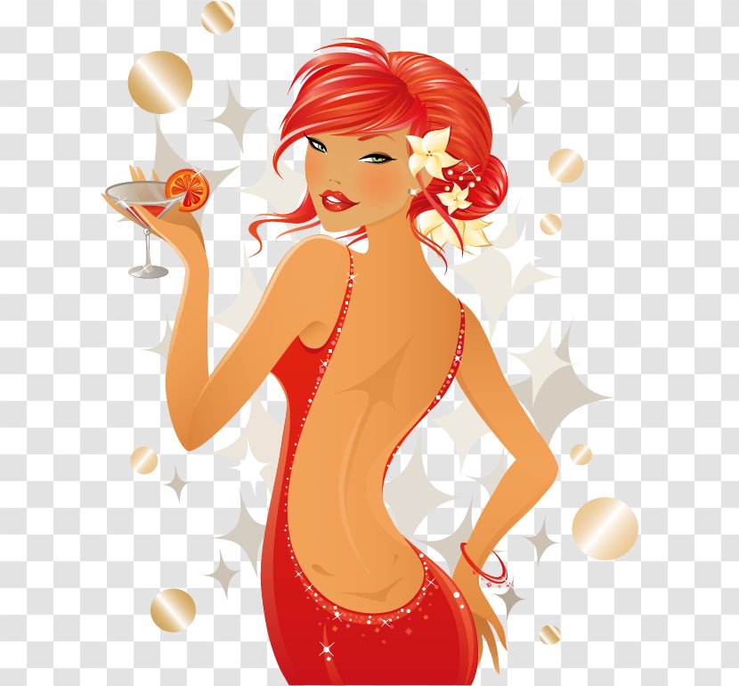 Fashion - Cartoon - Woman Transparent PNG