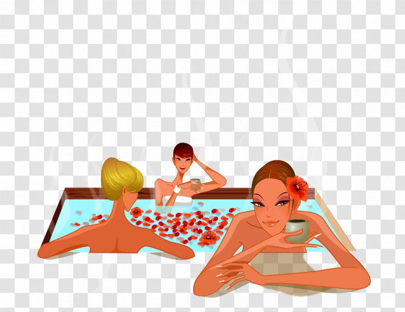 Hot Tub Spa Sticker - Games - Bathing Beauty Transparent PNG