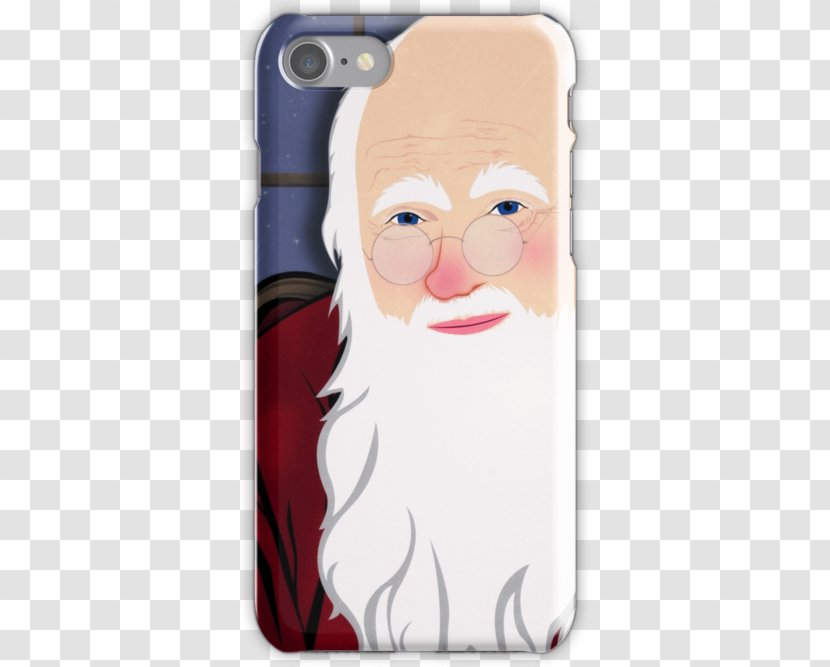 Santa Claus Glasses Moustache Thumb Animated Cartoon - Facial Hair Transparent PNG