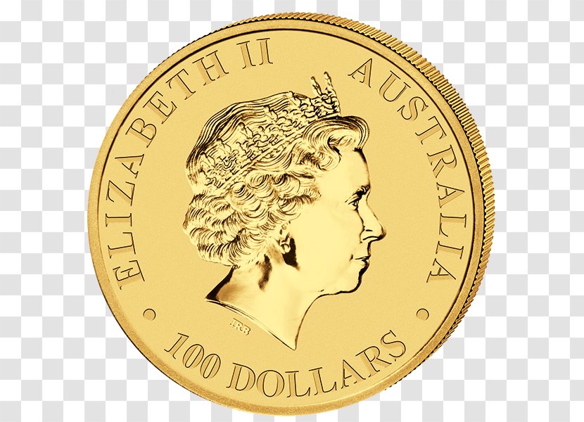 Perth Mint Lunar Series Australian Gold Nugget Bullion Coin - Metal Transparent PNG