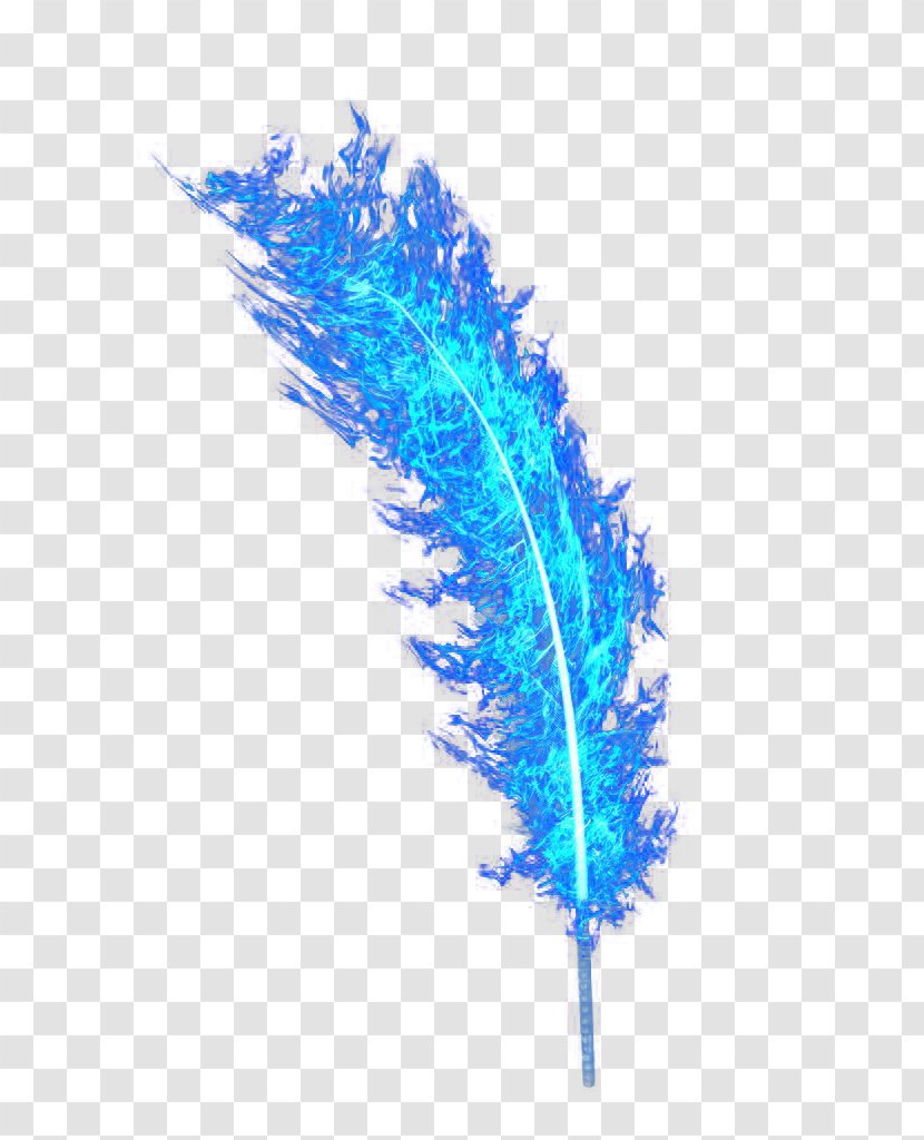 Light Feather Euclidean Vector - Surround Sound - Blue Feathers Effects Transparent PNG