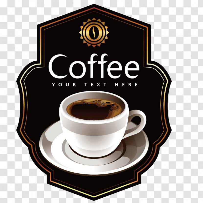 Coffee Evanston Cafe Police Officer Euclid Department - Ristretto - Label Element Vector Transparent PNG