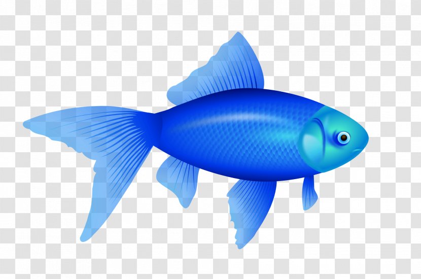 Fish Clip Art - Blue Image Transparent PNG