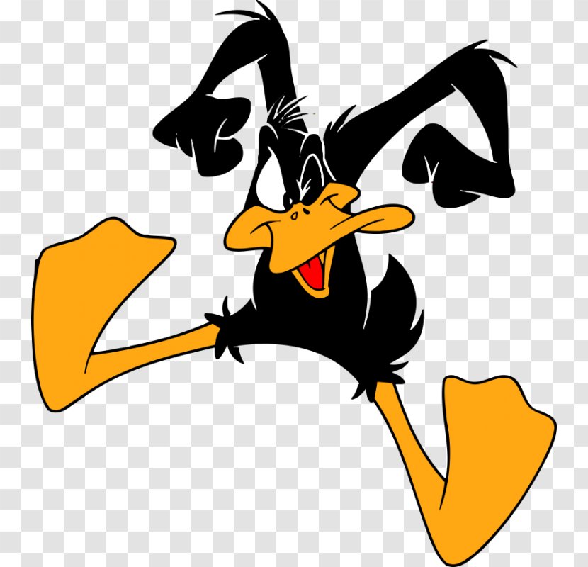 Daffy Duck Donald Daisy Cartoon - Yellow Transparent PNG